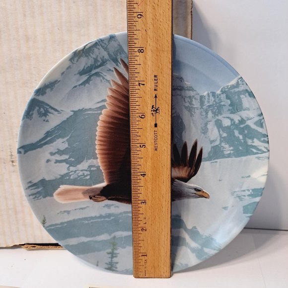 1988 Knowles The Bald Eagle By Daniel Smith Majestic Bird Series Collector Plate - Picture 7 of 7